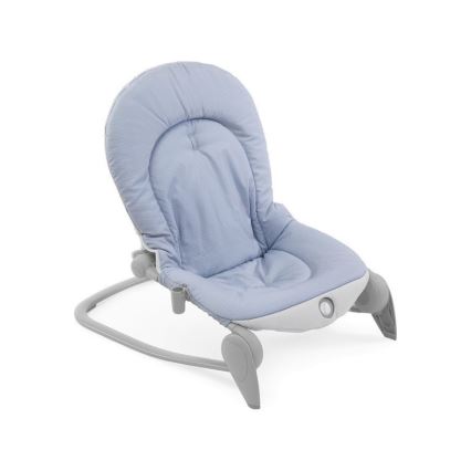 Chicco - Transat bébé vibrant avec mélodie BALLOON Dots 2xAA + 1xLR20 bleu