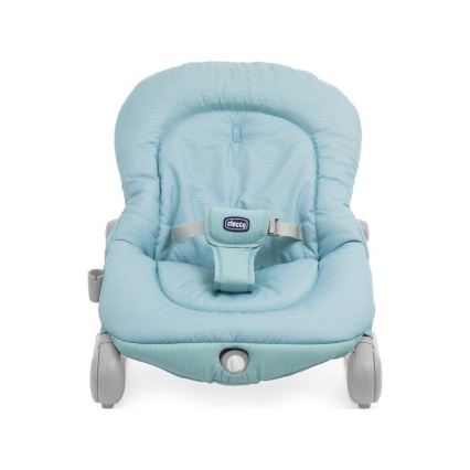 Chicco - Transat bébé vibrant avec mélodie BALLOON Froggy bleu