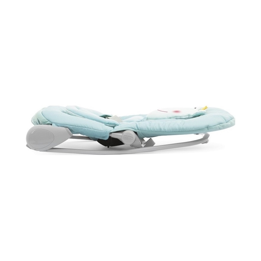 Chicco - Transat bébé vibrant avec mélodie BALLOON Froggy bleu