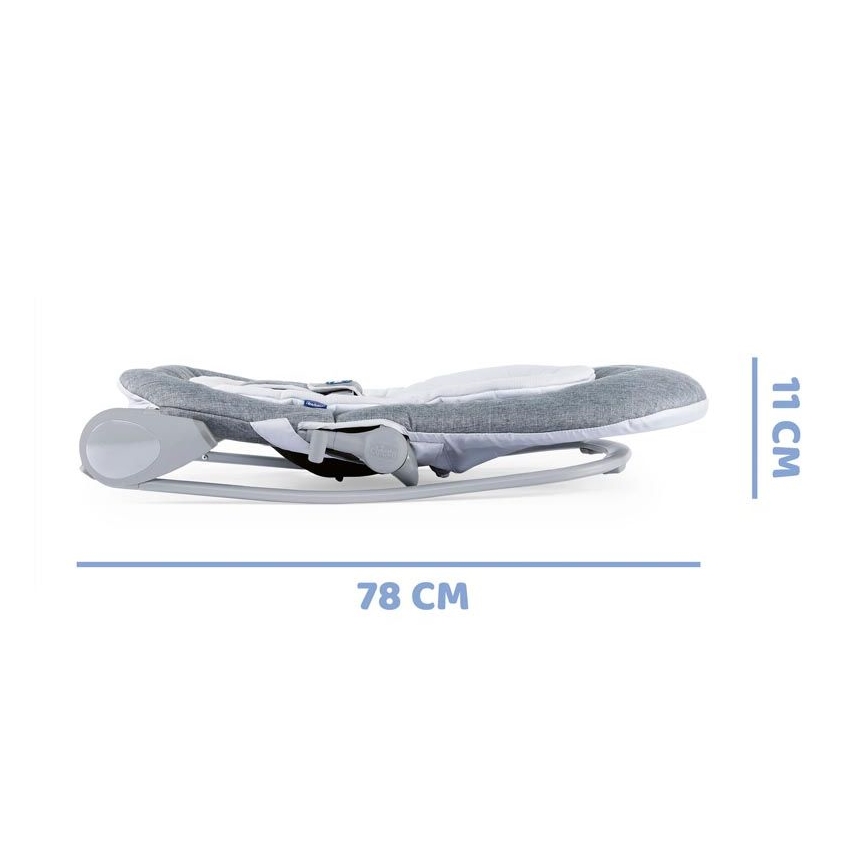 Chicco - Transat HOOPLA gris/blanc