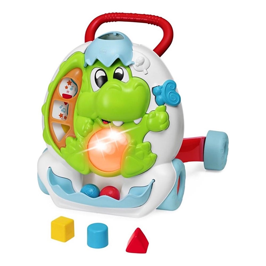 Chicco - Trotteur avec activités et son 2en1 DINO