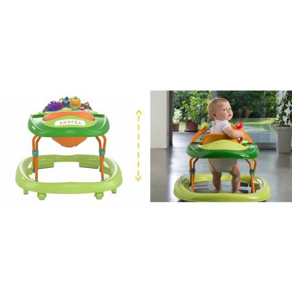 Chicco - Trotteur pour bébé WALKY TALKY vert