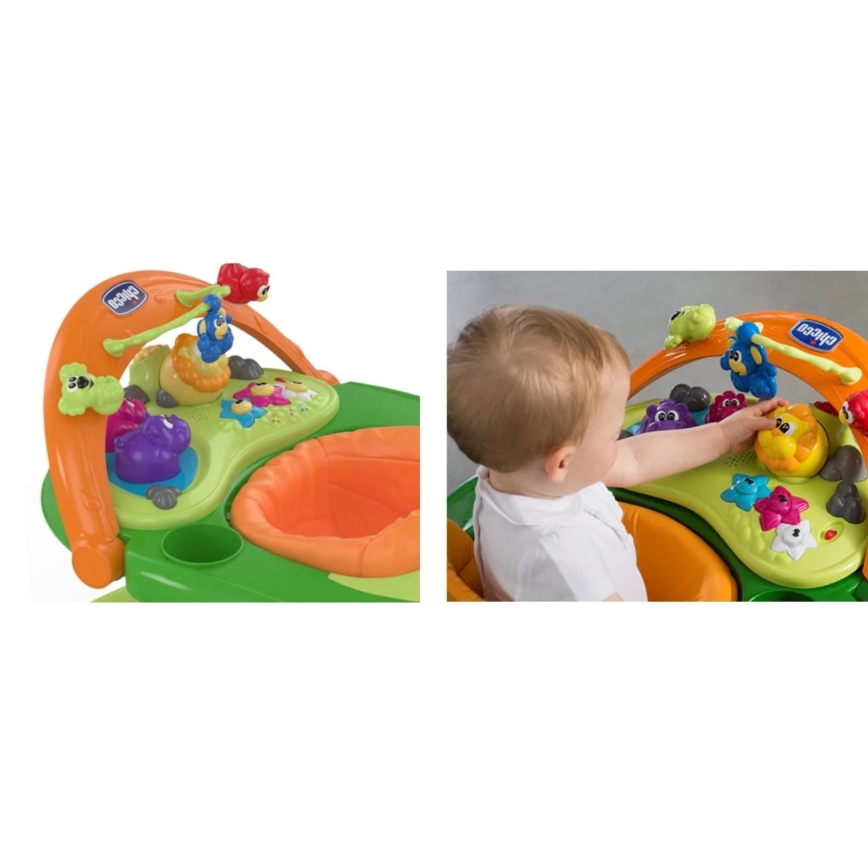 Chicco - Trotteur pour bébé WALKY TALKY vert