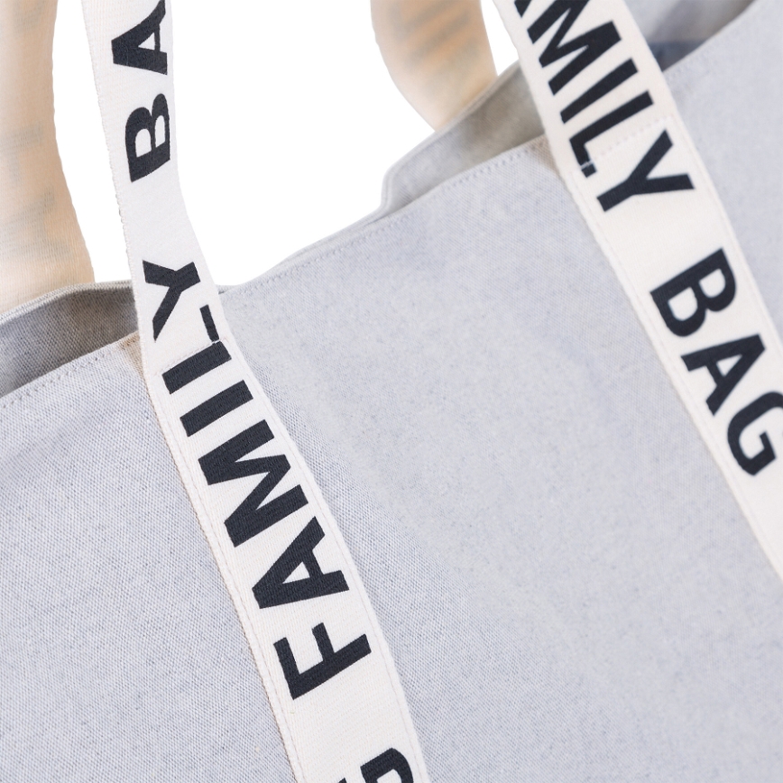 Childhome - Borsa da viaggio FAMILY BAG CANVAS bianco