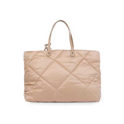 Childhome - Borsa da viaggio FAMILY BAG PUFFERED color crema