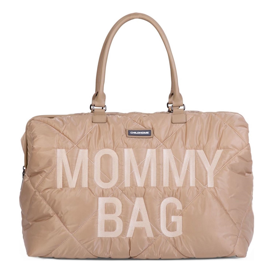 Childhome - Borsa fasciatoio MOMMY BAG PUFFERED beige