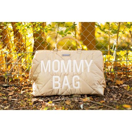 Childhome - Borsa fasciatoio MOMMY BAG PUFFERED beige