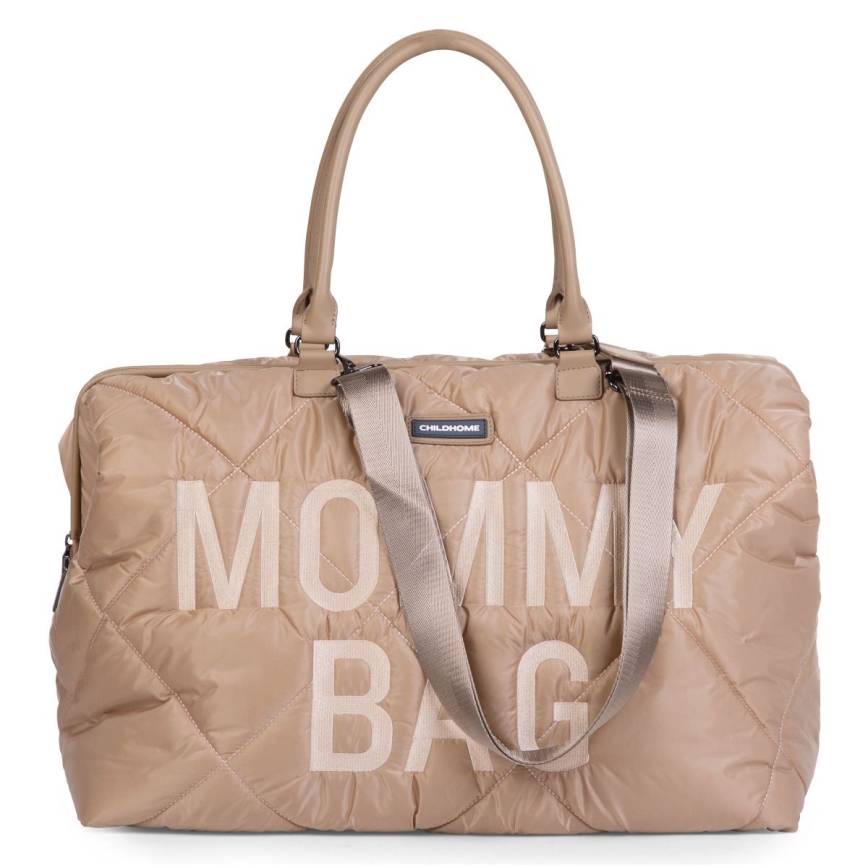 Childhome - Borsa fasciatoio MOMMY BAG PUFFERED beige