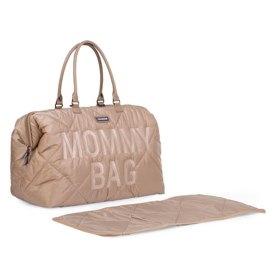 Childhome - Borsa fasciatoio MOMMY BAG PUFFERED beige