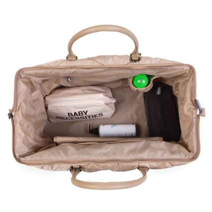 Childhome - Borsa fasciatoio MOMMY BAG PUFFERED beige