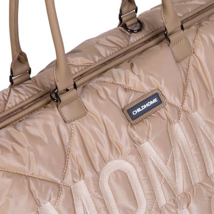Childhome - Borsa fasciatoio MOMMY BAG PUFFERED beige