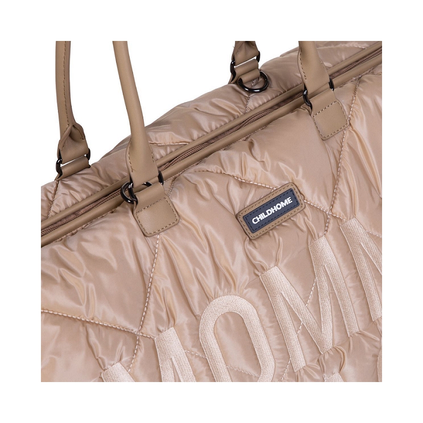 Childhome - Borsa fasciatoio MOMMY BAG PUFFERED beige