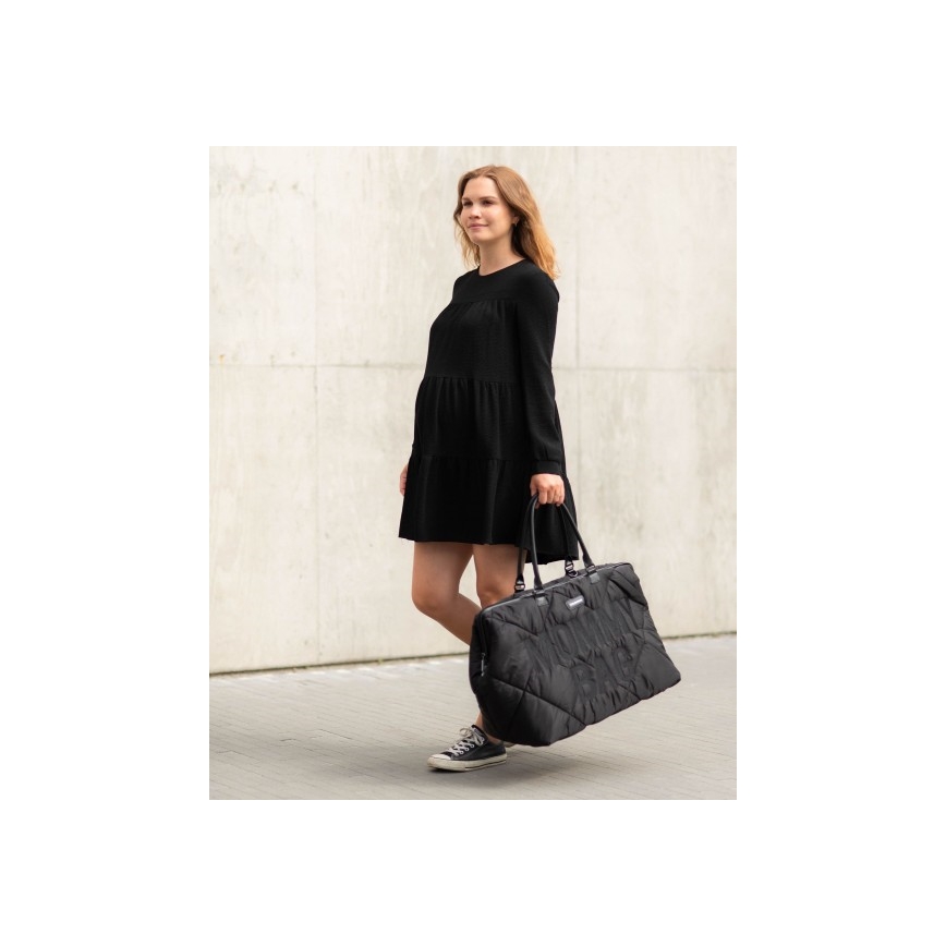 Childhome - Borsa fasciatoio MOMMY BAG PUFFERED nero