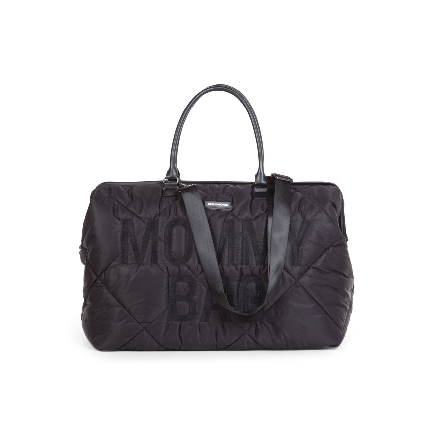 Childhome - Borsa fasciatoio MOMMY BAG PUFFERED nero