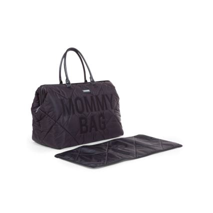 Childhome - Borsa fasciatoio MOMMY BAG PUFFERED nero