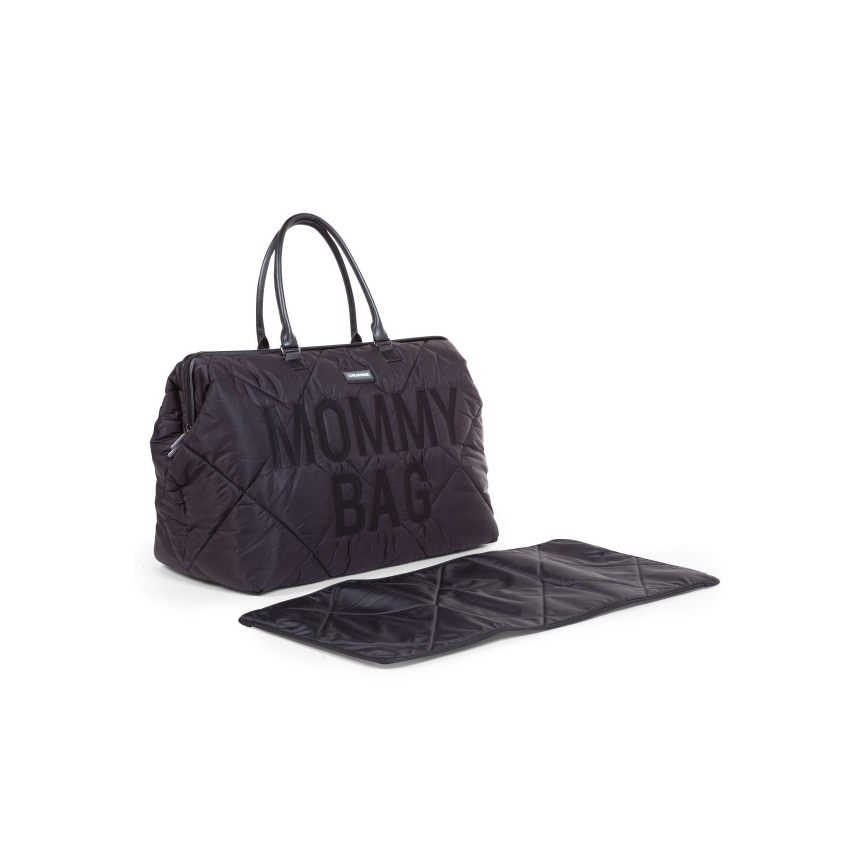 Childhome - Borsa fasciatoio MOMMY BAG PUFFERED nero