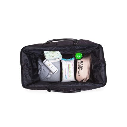 Childhome - Borsa fasciatoio MOMMY BAG PUFFERED nero