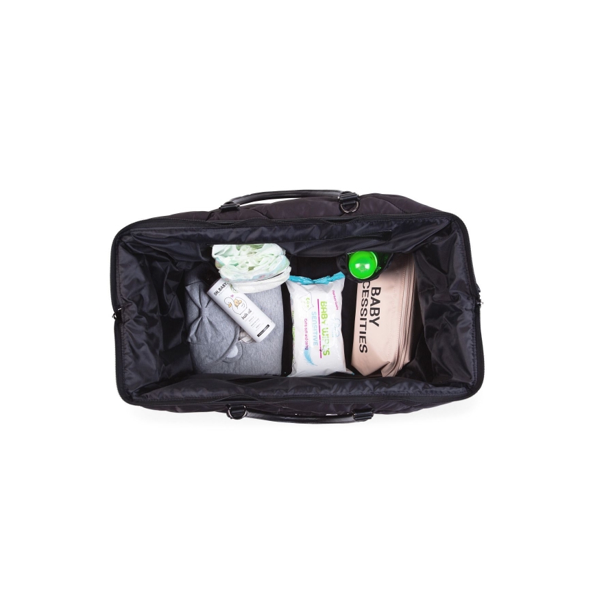 Childhome - Borsa fasciatoio MOMMY BAG PUFFERED nero