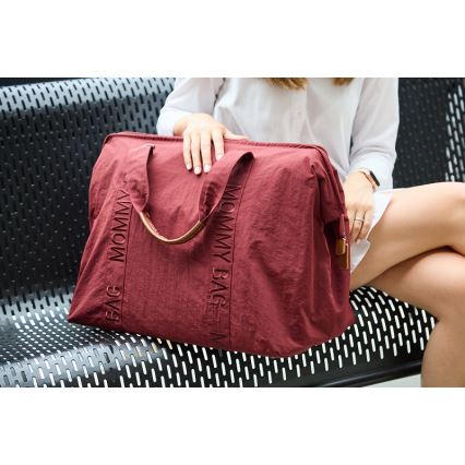 Childhome - Borsa fasciatoio MOMMY BAG rosso