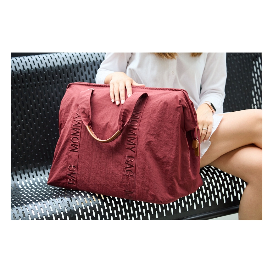 Childhome - Borsa fasciatoio MOMMY BAG rosso