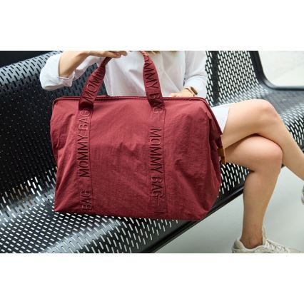 Childhome - Borsa fasciatoio MOMMY BAG rosso