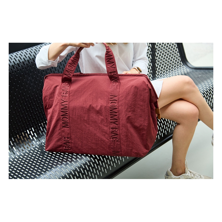 Childhome - Borsa fasciatoio MOMMY BAG rosso
