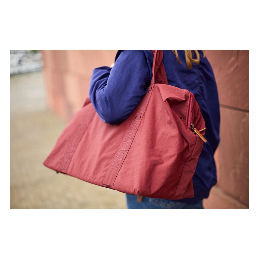 Childhome - Borsa fasciatoio MOMMY BAG rosso