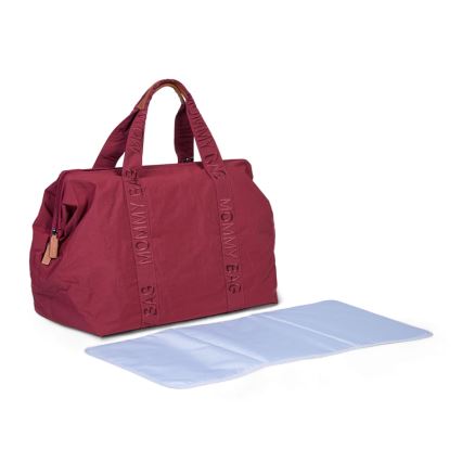 Childhome - Borsa fasciatoio MOMMY BAG rosso