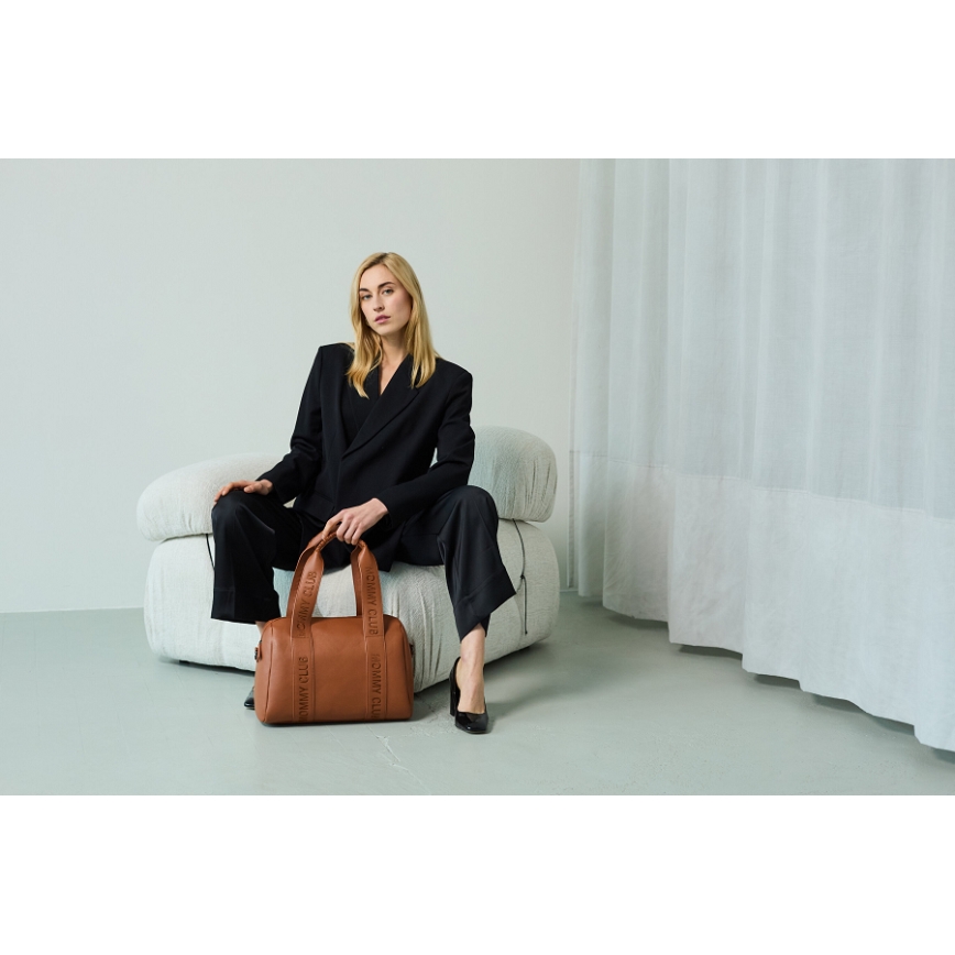 Childhome - Borsa fasciatoio MOMMY CLUB marrone