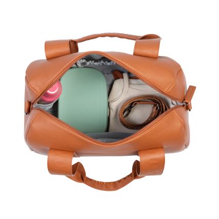 Childhome - Borsa fasciatoio MOMMY CLUB marrone