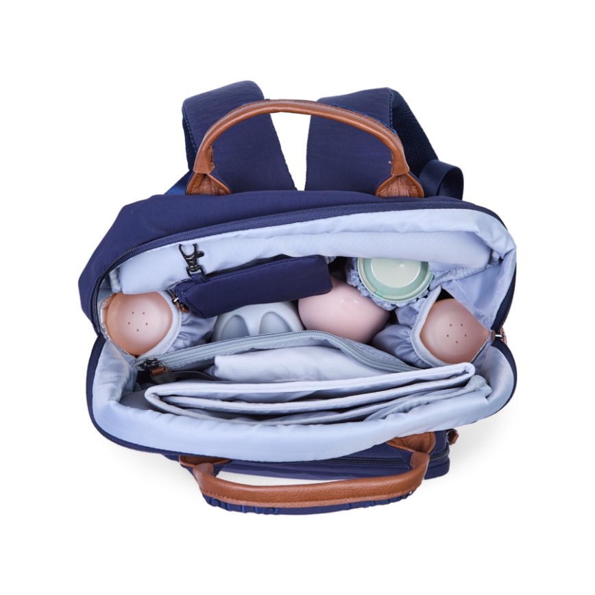 Childhome - Sac à dos à langer FAMILY CLUB bleu