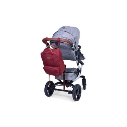 Childhome - Sac à dos à langer FAMILY CLUB rouge