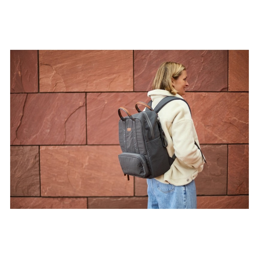 Childhome - Sac à dos à langer FAMILY CLUB SIGNATURE gris