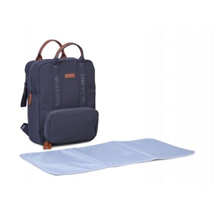 Childhome - Sac à dos à langer FAMILY CLUB SIGNATURE gris