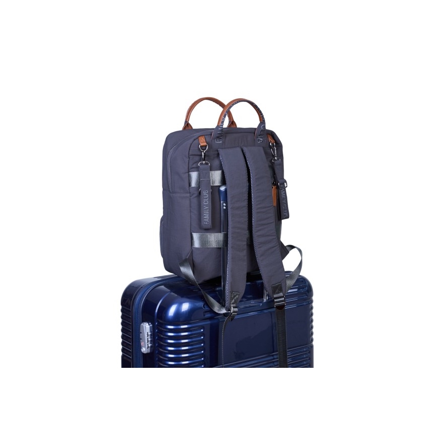 Childhome - Sac à dos à langer FAMILY CLUB SIGNATURE gris