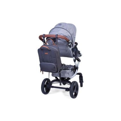 Childhome - Sac à dos à langer FAMILY CLUB SIGNATURE gris