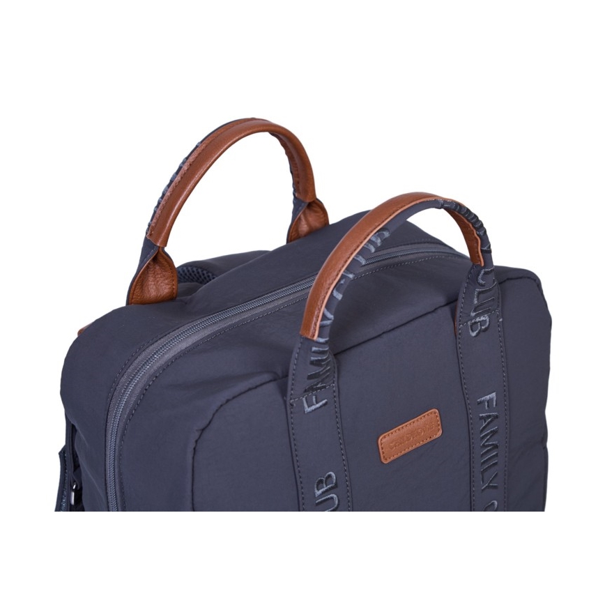 Childhome - Sac à dos à langer FAMILY CLUB SIGNATURE gris