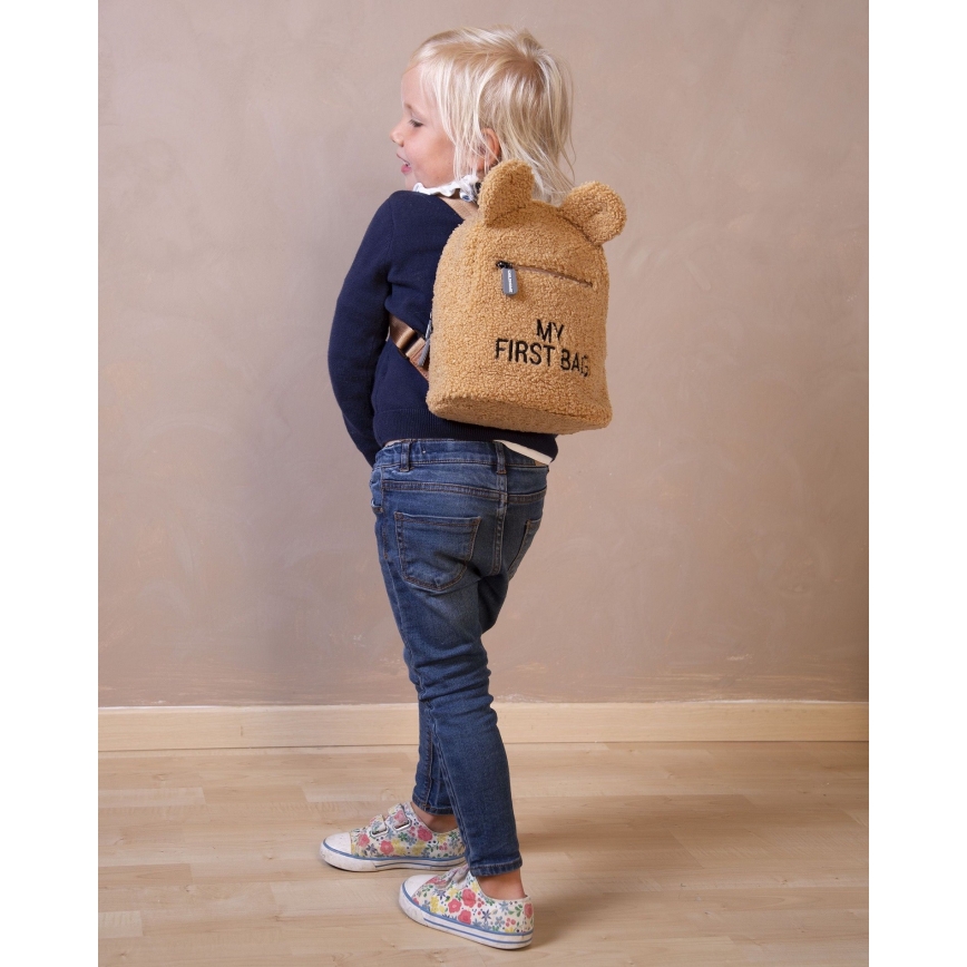 Childhome - Sac à dos enfant MY FIRST BAG marron