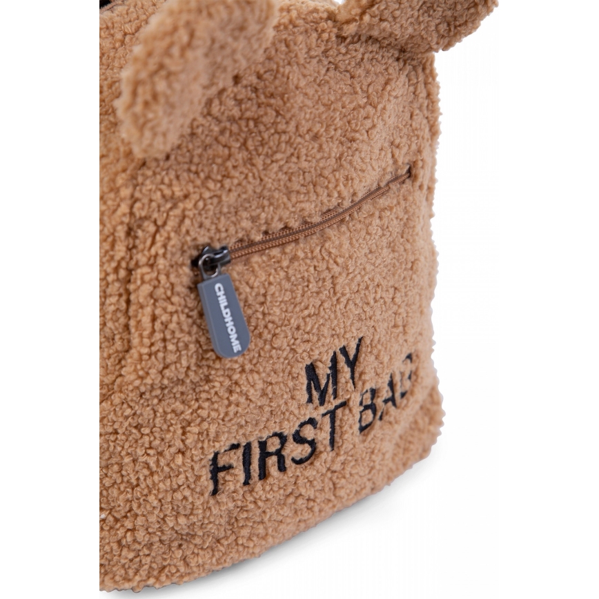 Childhome - Sac à dos enfant MY FIRST BAG marron