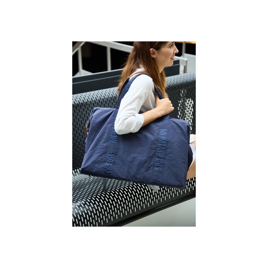 Childhome - Sac à langer MOMMY BAG bleu