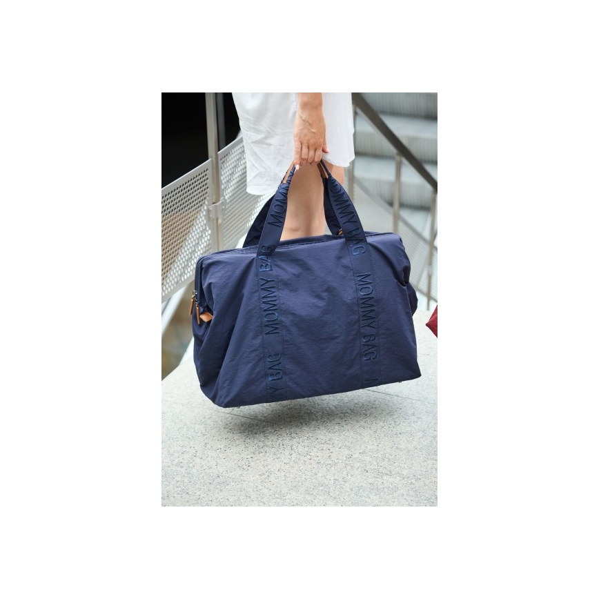 Childhome - Sac à langer MOMMY BAG bleu