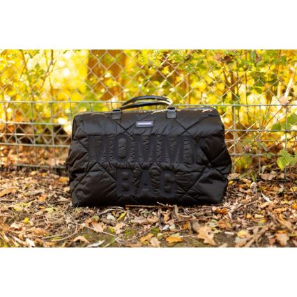 Childhome - Sac à langer MOMMY BAG PUFFERED noir