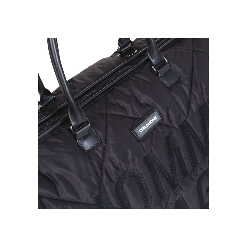 Childhome - Sac à langer MOMMY BAG PUFFERED noir
