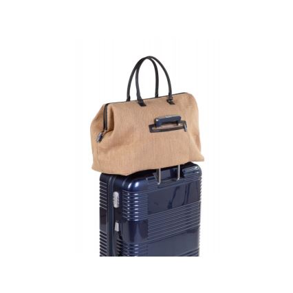 Childhome - Sac à langer MOMMY BAG RAFFIA LOOK beige