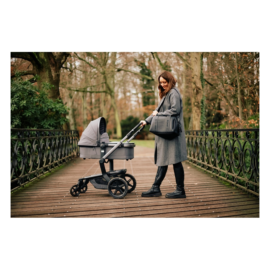 Childhome - Sac à langer MOMMY CLUB noir