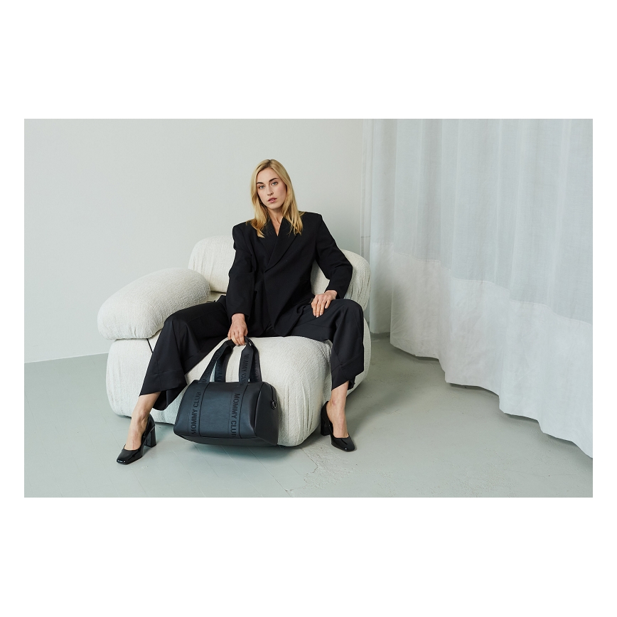 Childhome - Sac à langer MOMMY CLUB noir