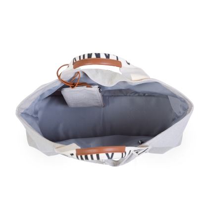 Childhome - Sac de voyage FAMILY BAG CANVAS blanc