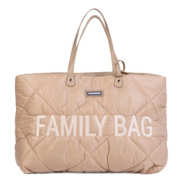 Childhome - Sac de voyage FAMILY BAG PUFFERED crème