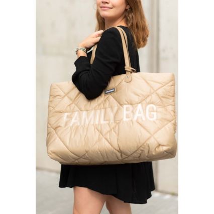 Childhome - Sac de voyage FAMILY BAG PUFFERED crème