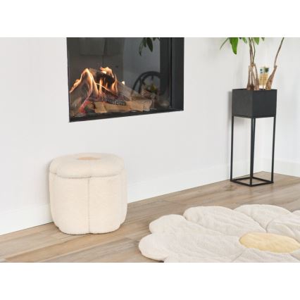Childhome - Sgabello FIORE diametro 35 cm color crema